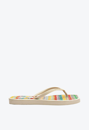 Chinelo De Dedo Brizza Panacota Square Crochê