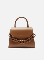 Bolsa Satchel Marrom Arezzo Iara Média