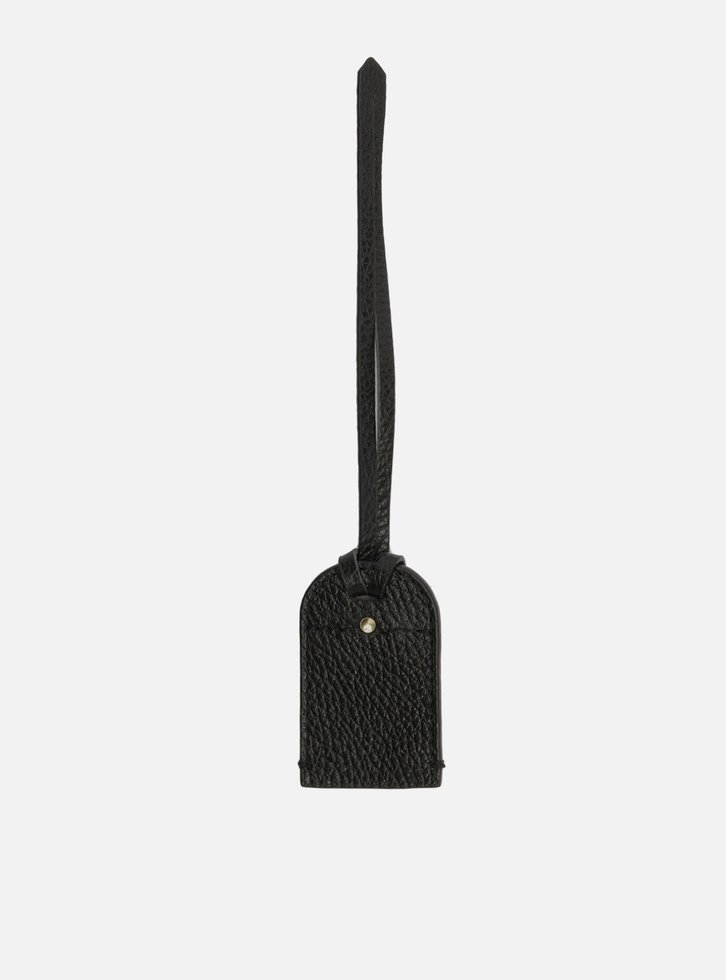 Bag Charm Preto Arezzo Couro Metal Id