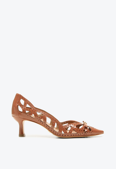 Scarpin Japão Caramelo Verniz | ZZ MALL