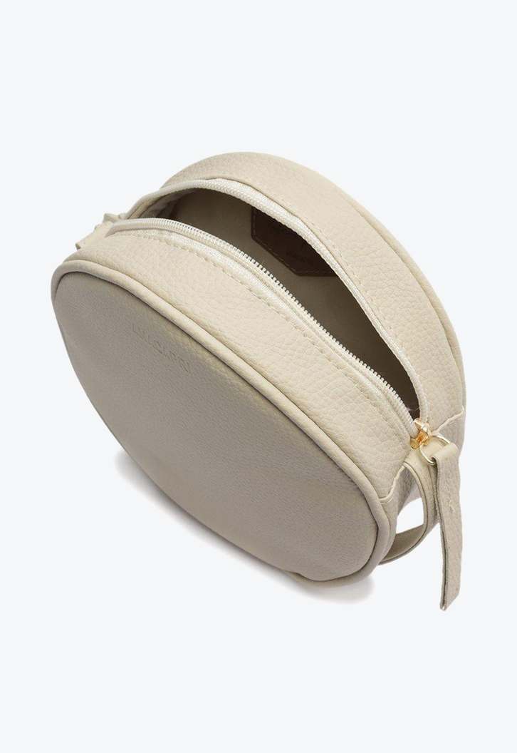 Bolsa Crossbody Branca Anacapri Redonda Pequena