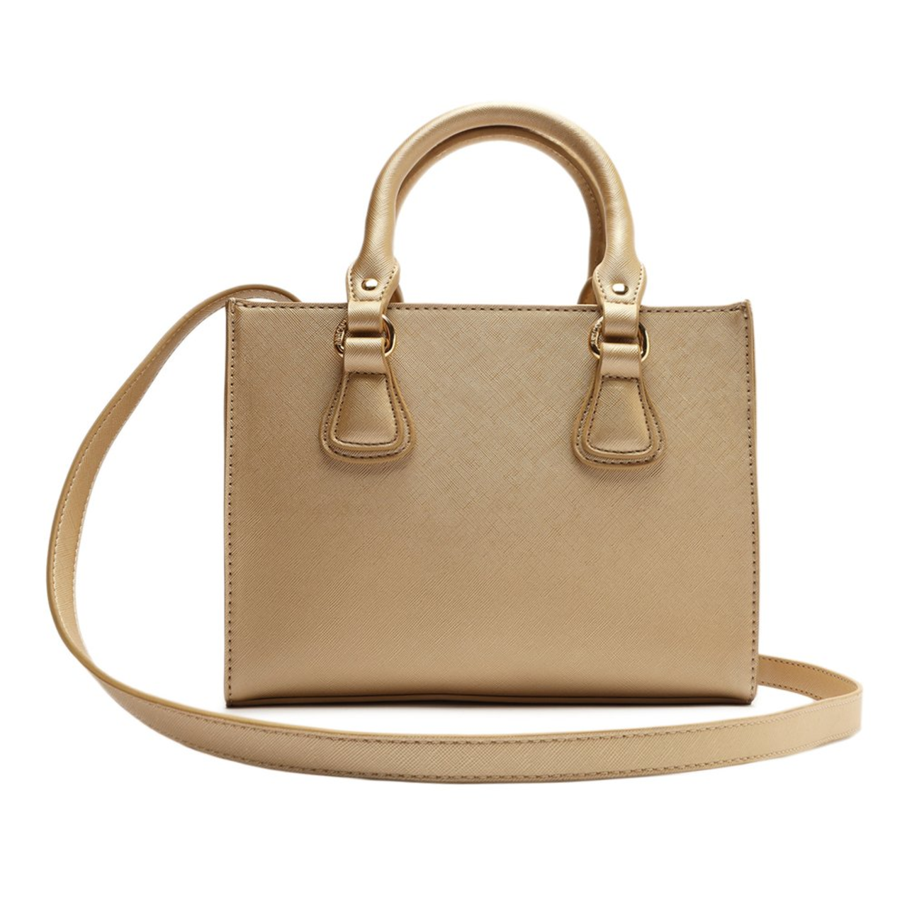 Tote Dourada Anacapri Mini Londres | ZZ MALL