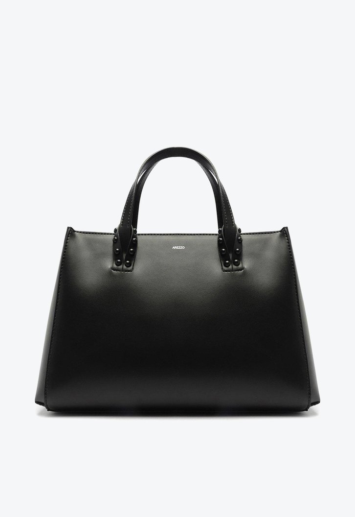 Bolsa Tote Básica Preta Arezzo Grande
