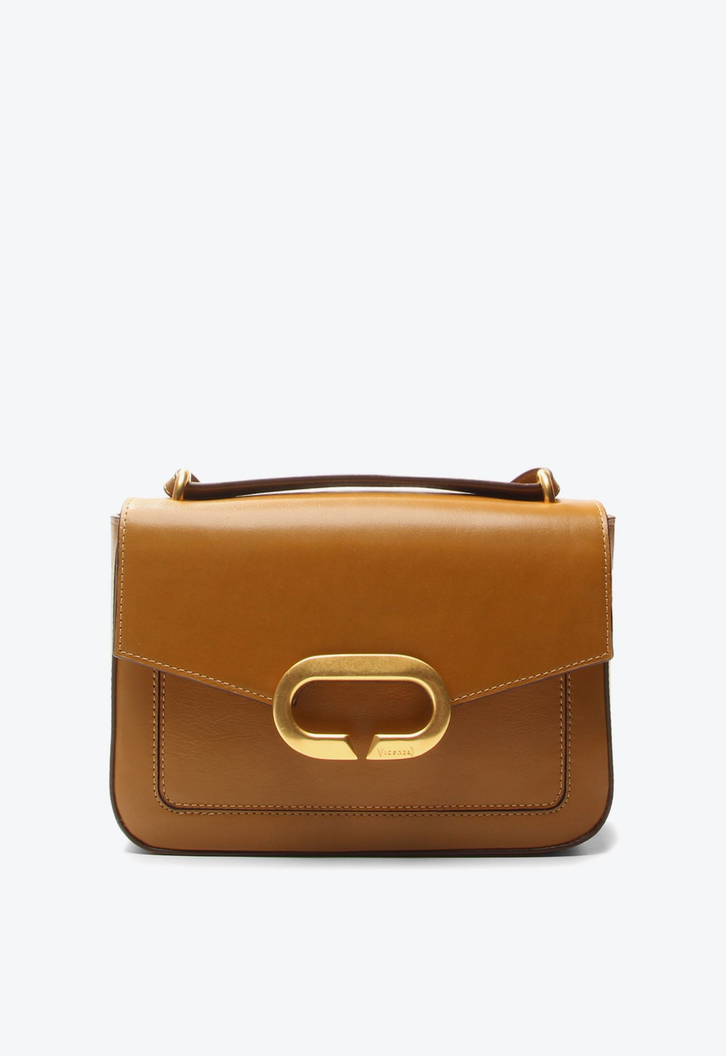 Bolsa Tiracolo Beatriz Média Caramelo