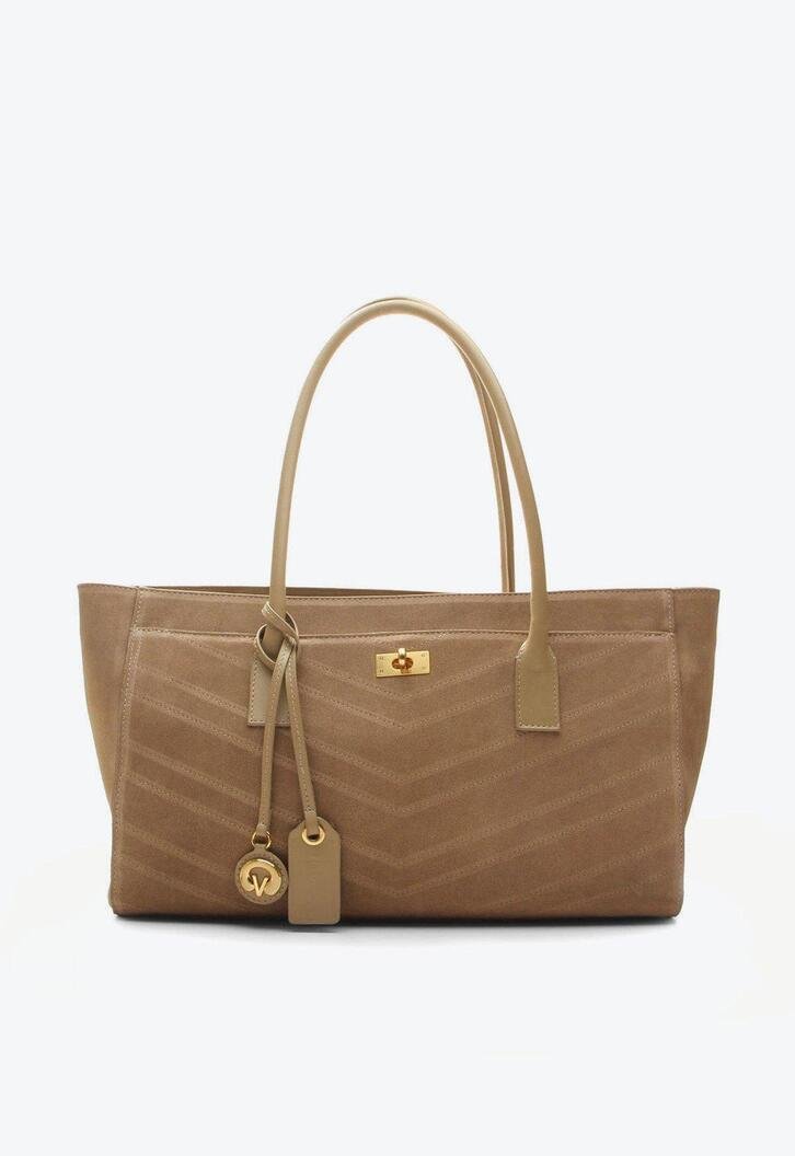 Bolsa Tote Merly Grande Marrom