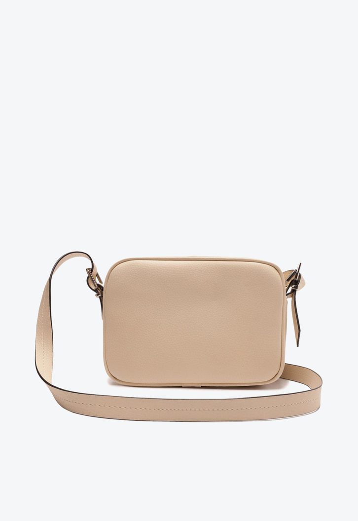 Bolsa Tiracolo Branca Anacapri Lisa Média