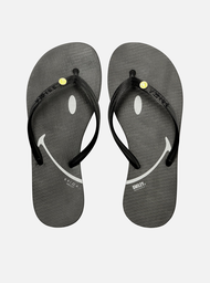 Chinelo de Dedo Preto Essential Brizza Smiley