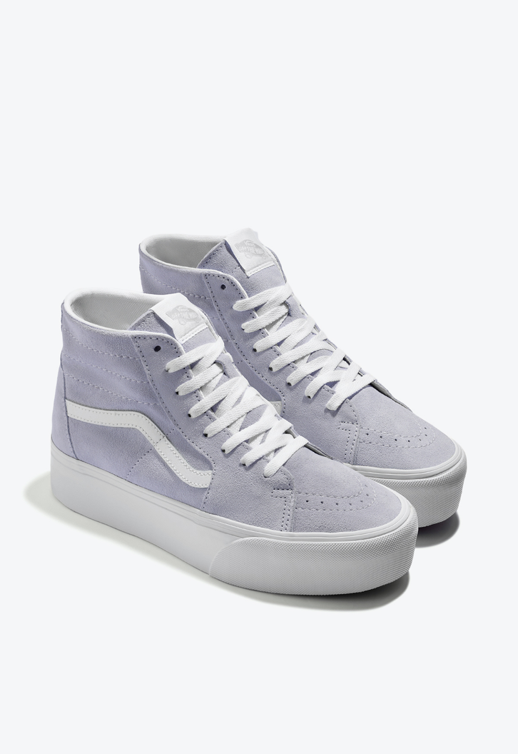 Tênis Sk8-Hi Tapered Stackform Butter Leather Essential Halogen Blue