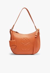Bolsa Shoulder Couro Selaria Laranja