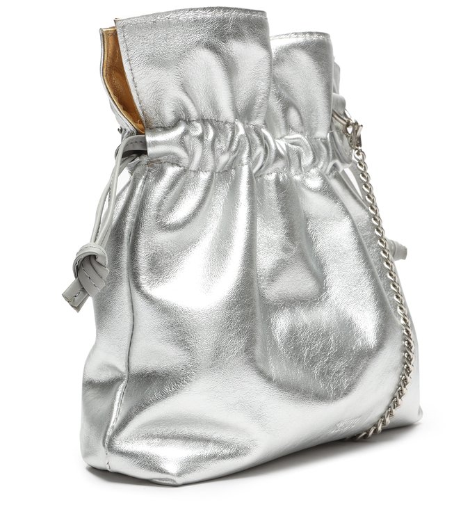 bolsa crossbody prata