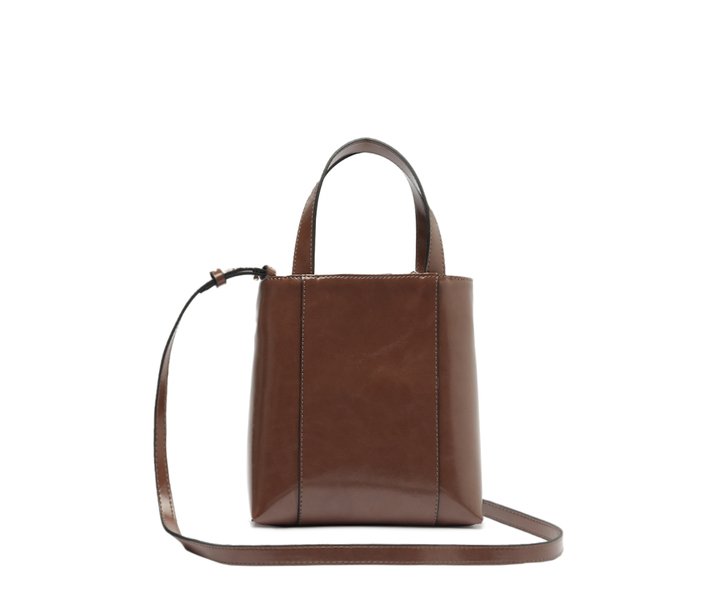 Bolsa Tote Média Madri Chaveiro Marrom