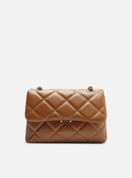 Bolsa Tiracolo Marrom Arezzo Couro Mizz Média
