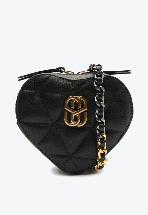 Mini Bag Preta Schutz Pochete The Love Couro