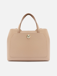 Bolsa Tote Nude Arezzo Média Botão Metal