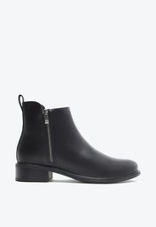 Bota Preta Anacapri Cano Baixo Zíper