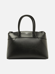Bolsa Tote Preta Grande Mix Texturas