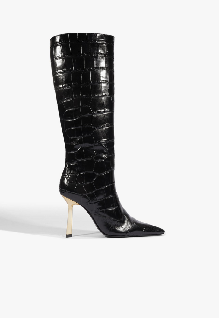 Bota Ciara Couro Preta