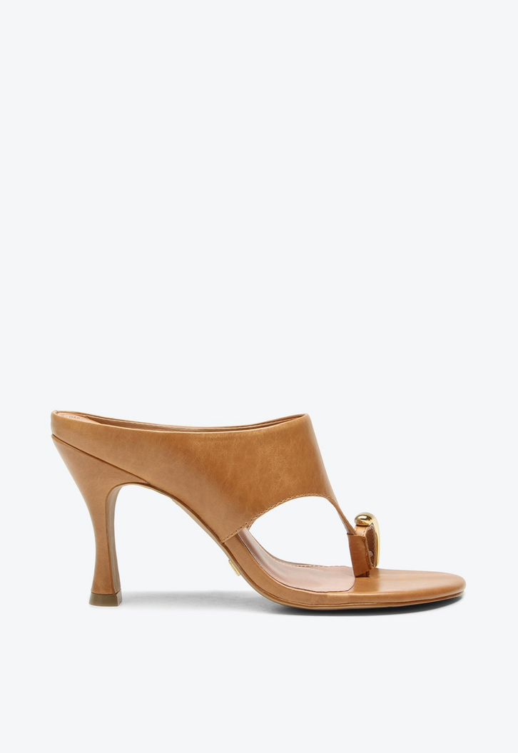 Tamanco Irina Caramelo | ZZ MALL