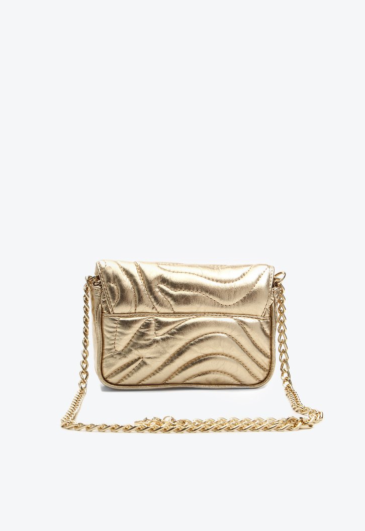 Bolsa Tiracolo Lily Pequena Dourada