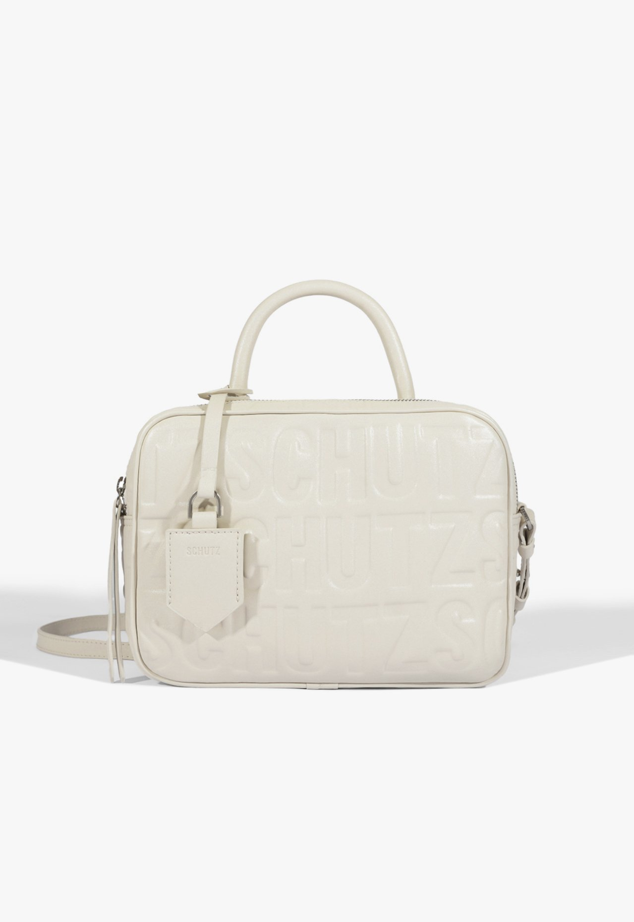 Bolsa Logo Schutz Branca Bolsa Logo Schutz Branca