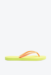 Chinelo De Dedo Amarelo Brizza Tiras Laranja Essential