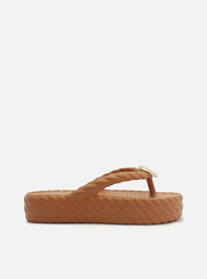 Sandália Marrom Flatform Marrocos Mid