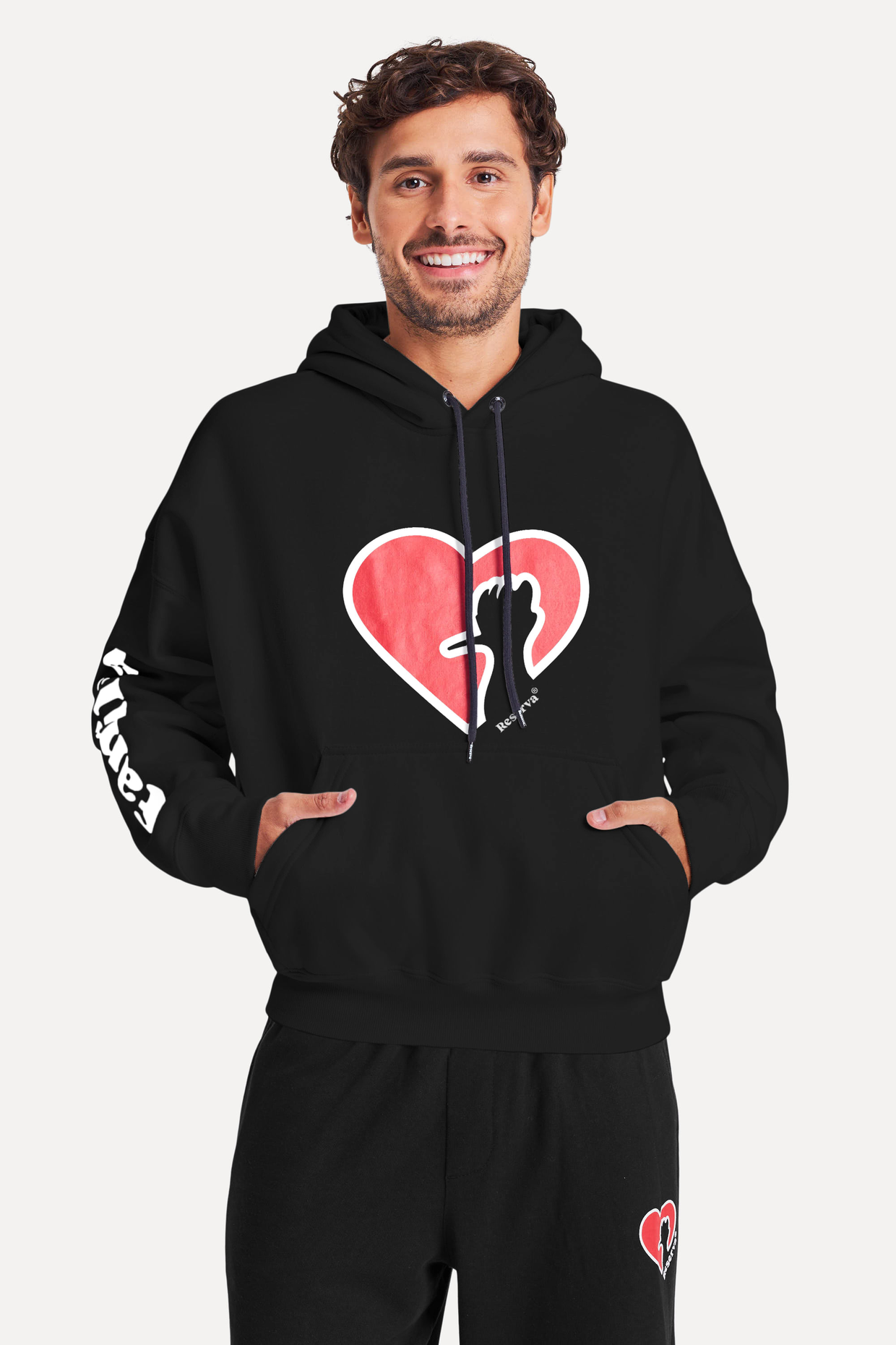 Moletom Hoodie Preto Reserva Família | ZZ MALL