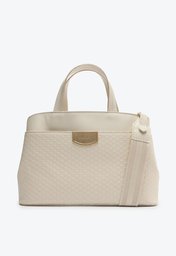 Bolsa Tote Branca Anacapri Média Tressê