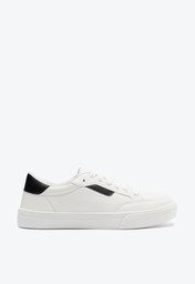 Tênis Branco E Preto Anacapri Detalhe Tag
