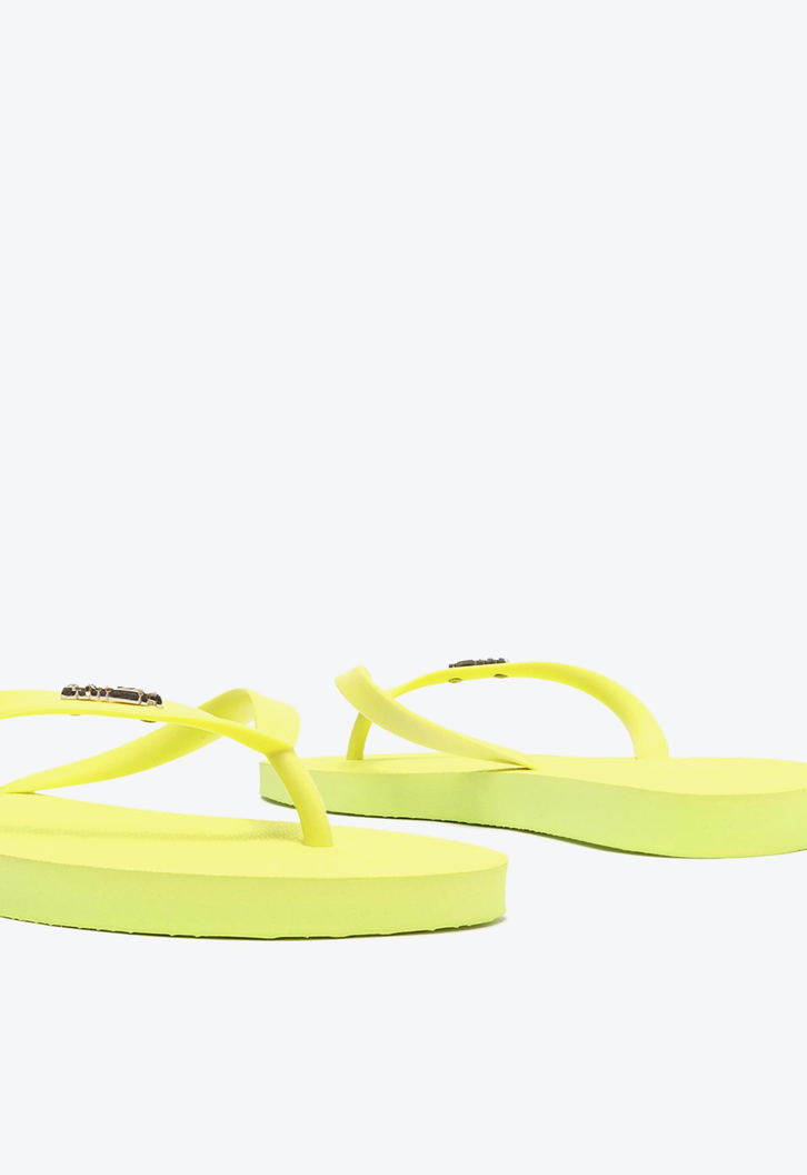 Chinelo De Dedo Amarelo Brizza Tiras Textura