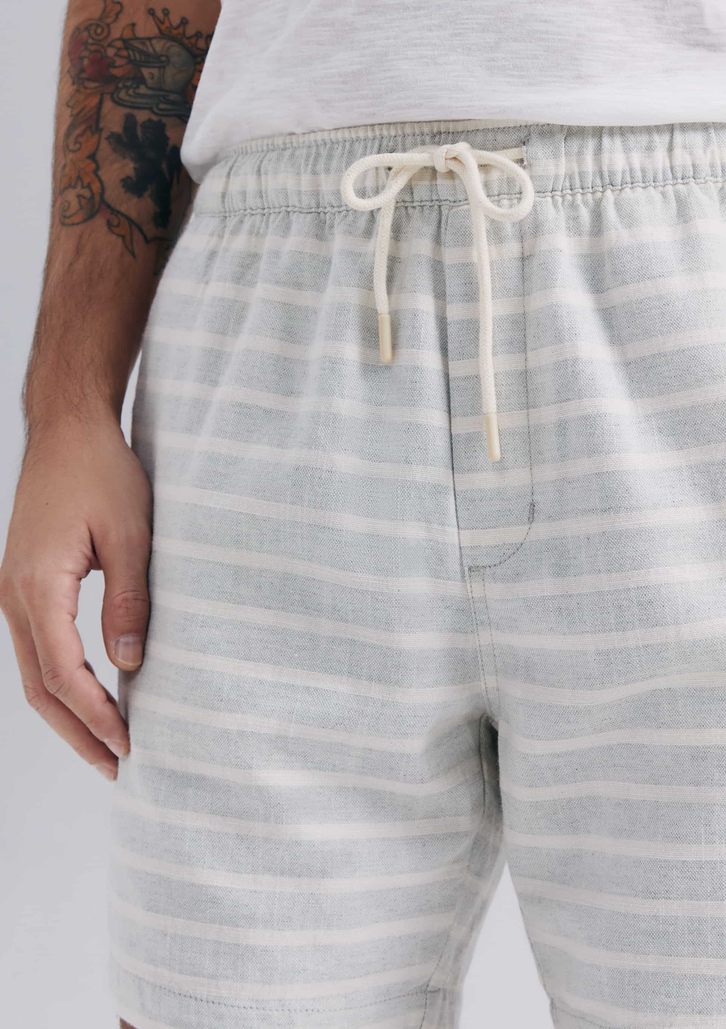 Bermuda Masculina Verde Hering Jogger Rústica Listrada