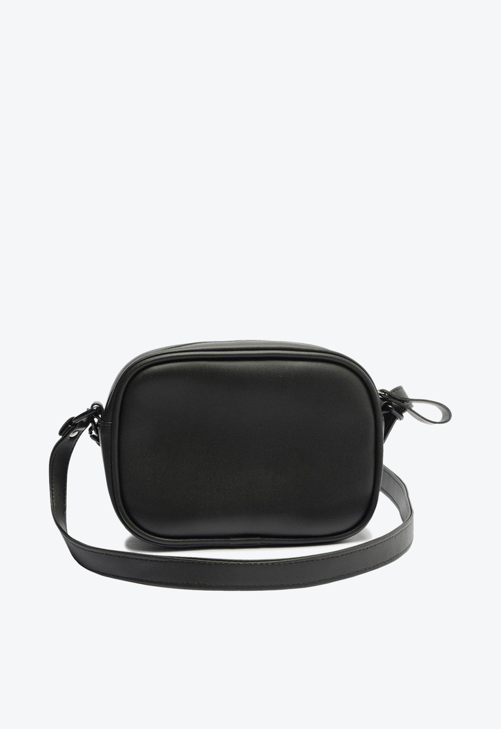 Bolsa Crossbody Preta Anacapri Corrente Monocromática Pequena