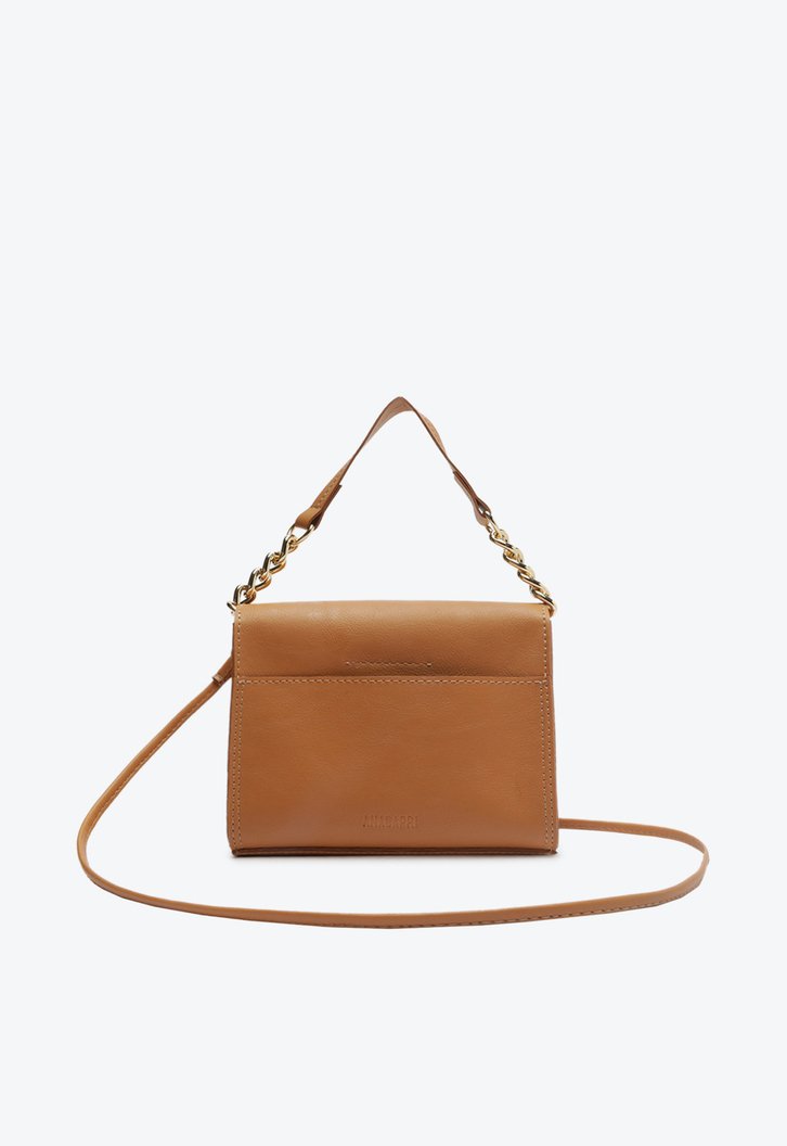 Bolsa Crossbody Marrom Anacapri Média Fechamento Fivela