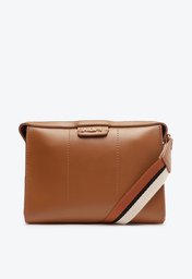 Bolsa Tiracolo Marrom Anacapri Porta Cartão Média