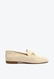 Mocassim Off-White Arezzo Couro Bridão