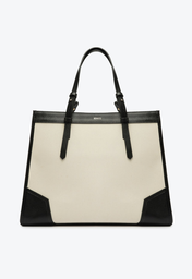 Bolsa Shopping Preta Schutz Grande Susan Lona Couro