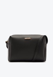 Bolsa Tiracolo Preta Anacapri Média Arredondada