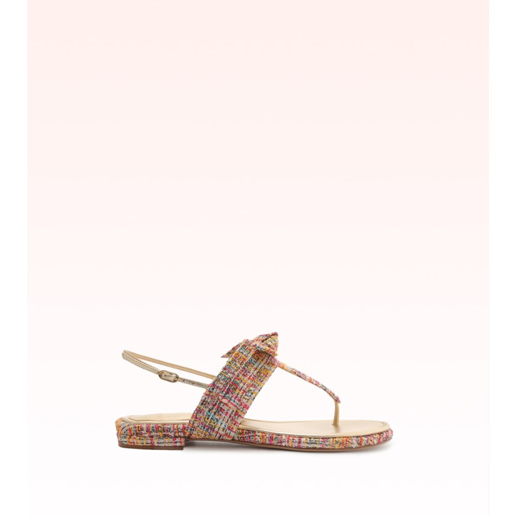 Clarita Thong Sandal Arancione/Golden