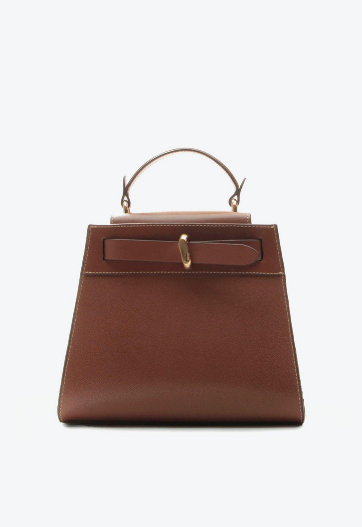 Bolsa Tote Luna Média Marrom