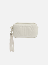 Bolsa Tiracolo Branca Arezzo Crema Verona Média