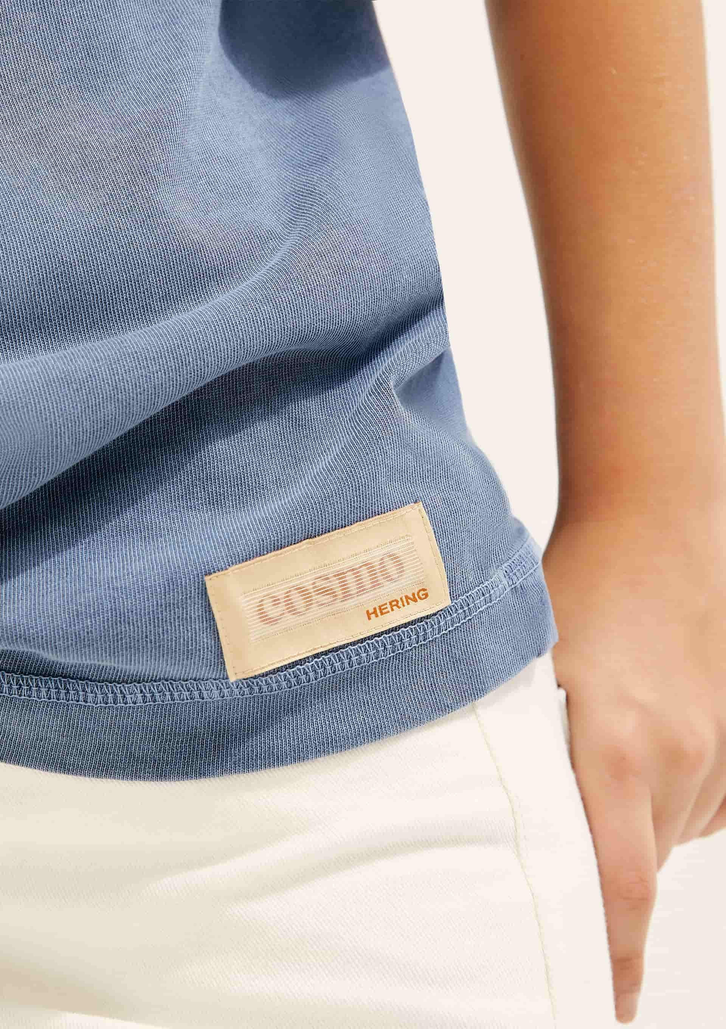 Camiseta Azul Hering Oversized Hering + Cosmo