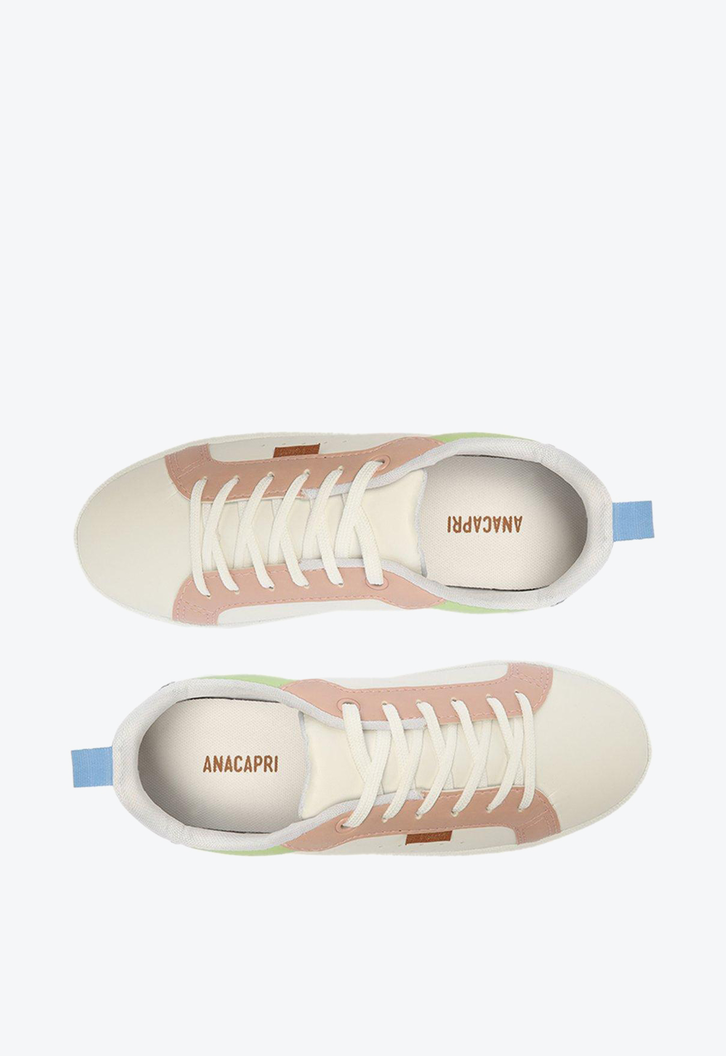 Tênis Branco Multicolorido Anacapri Casual