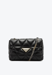 Bolsa Preta Schutz Shoulder Couro Matelassê