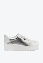 Tênis Flatform Prateado Anacapri Amarração