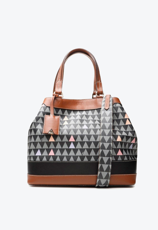 Bolsa Tote Preta Schutz Neo Emma Triangle