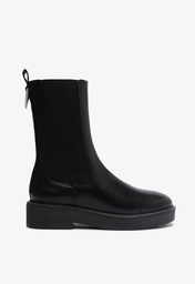 Bota Preta Schutz Chelsea Couro