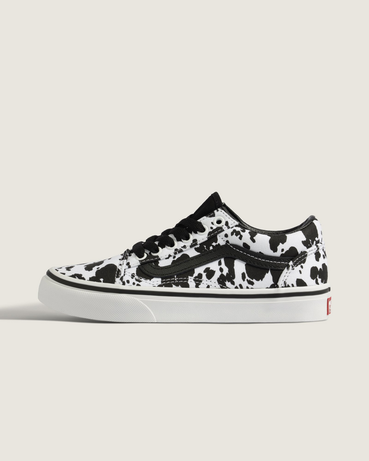 Tênis Old Skool Cow Black White Infantil