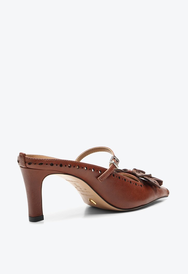 マロン Mule Marrom Vicenza Zara | ZZ MALL