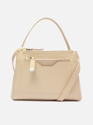 Bolsa Tote Pouch Off-White Arezzo Emilly Média