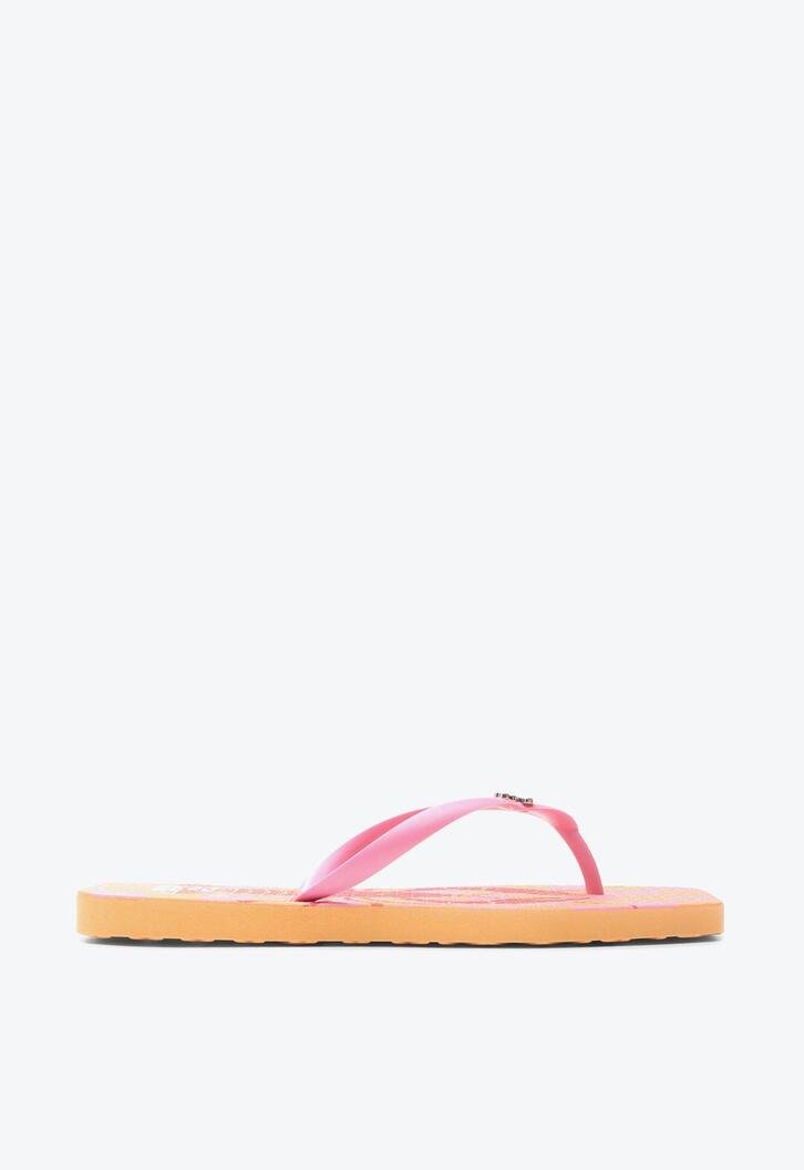 Flat Chinelo Fancy Flop Rosa + Necessaire 